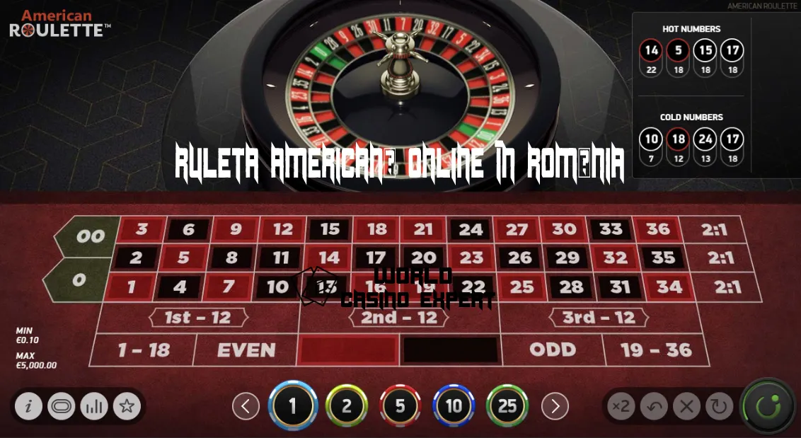 Ruleta americană online în România | World Casino Expert Rmania