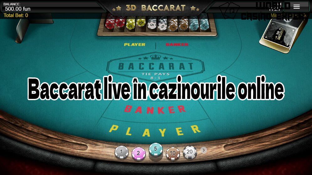 Baccarat live în cazinourile online