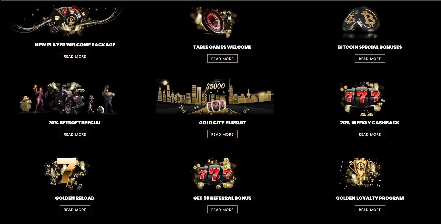 Bonusuri și promoții de la Casino Golden Lady Casino