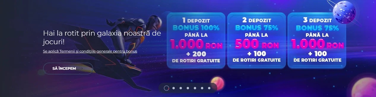 Bonusuri pentru jucătorii români la Slotv