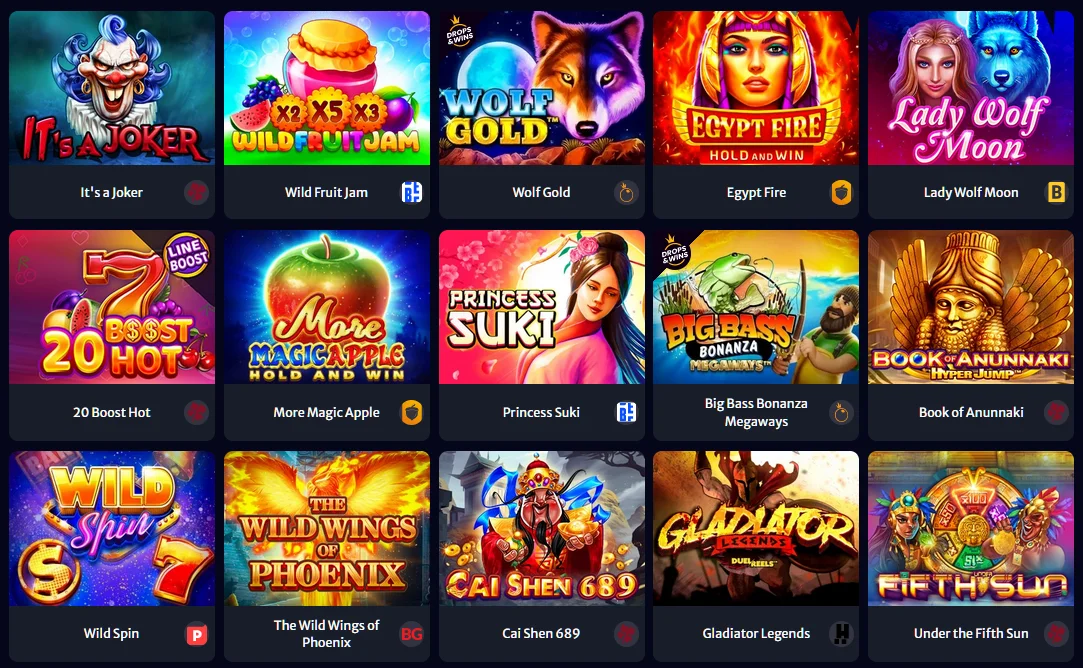 HellSpin Casino Jocuri - Peste 2.700 de jocuri disponibile