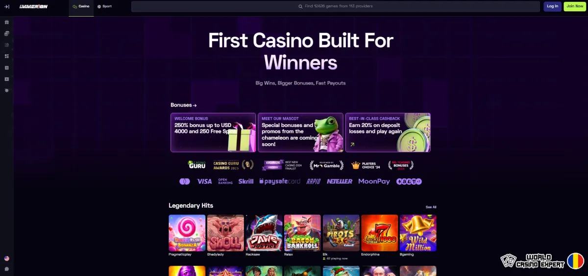 Recenzie a Cazinoului Online Immerion