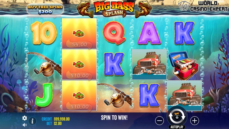 Grafică Big Bass Splash