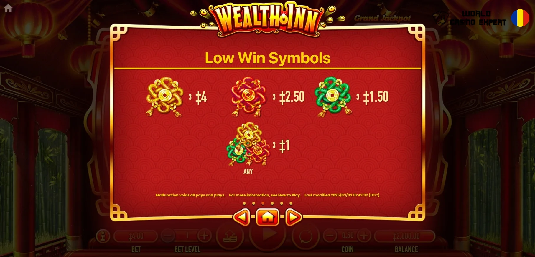 Simbolurile Slotului Wealth Inn