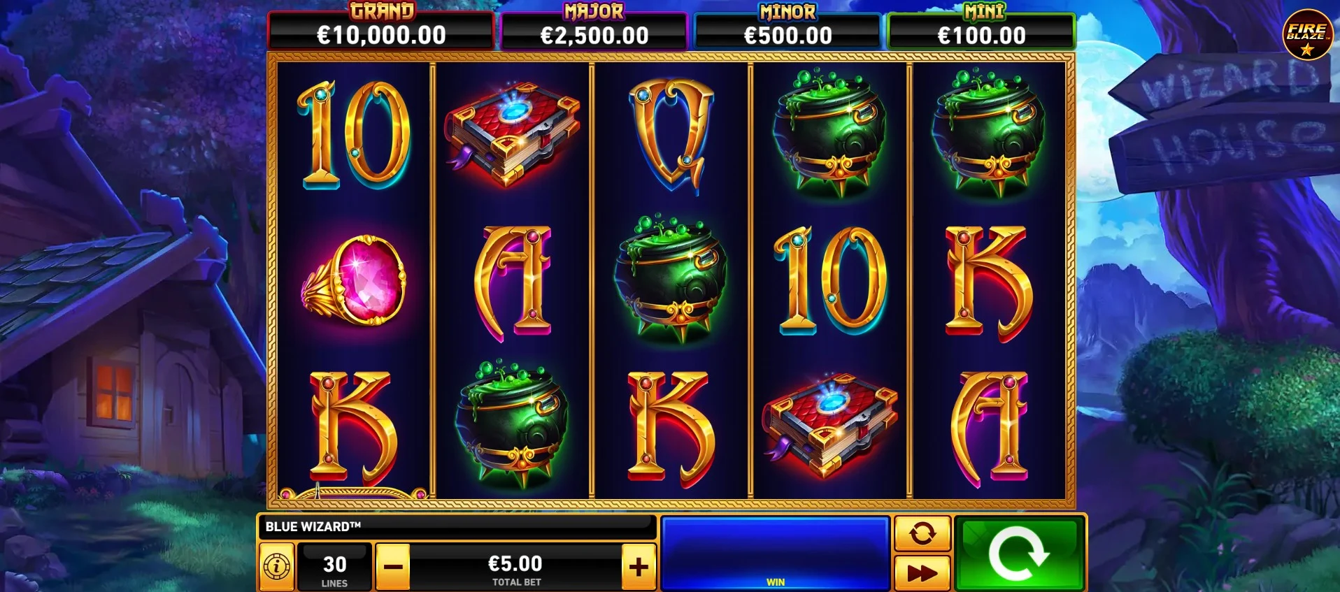 Recenzie slot Blue Wizard