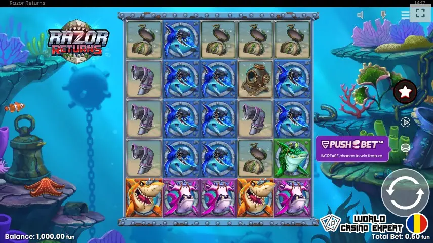 Caracteristici generale Razor Returns